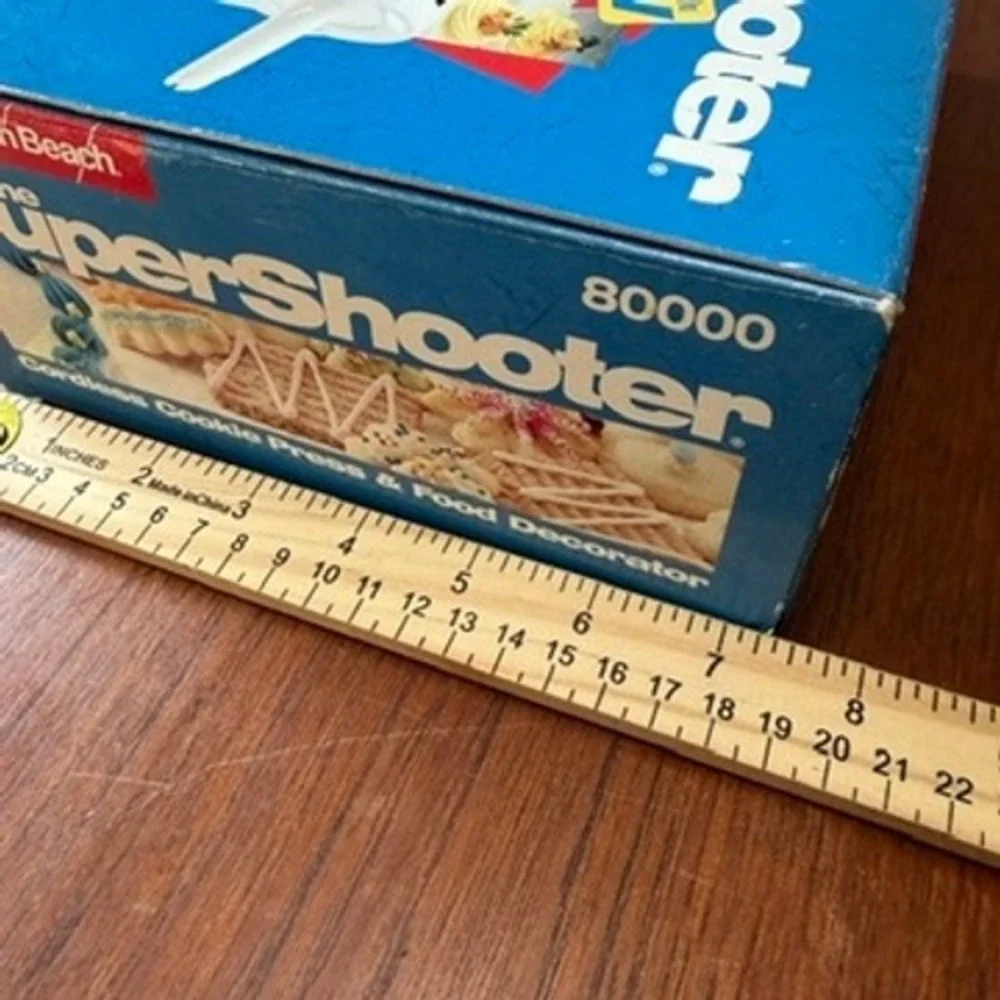 Vintage Hamilton Beach Super Shooter 80000 Cordless Cookie Press Food Decorator
